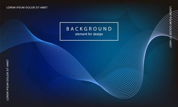 Abstraktní Pozadí Wave Element Pro Design Plakátu Digitální Frekvenční Ekvalizér — Stockový vektor