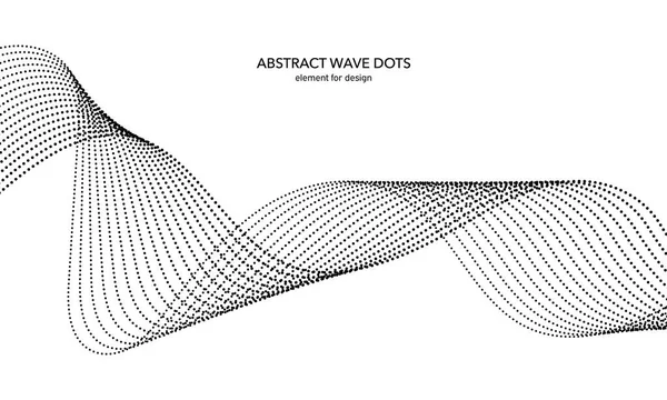 文摘波点缀元件的设计 在艺术背景上有圆点的花纹线条 波浪呈线状点状排列 数字频率轨道均衡器 弯曲光滑的波浪形弦 矢量说明 — 图库矢量图片