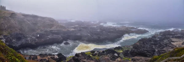Spouting Horn Views Cape Perpetua Oregon Coast Thor Well Captain — Photo
