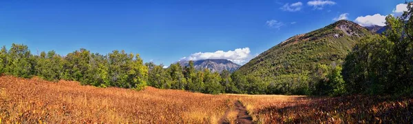 Kyhv Peak Trail Widoki Niedawno Przemianowany Przez Mountain Mount Timpanogos — Zdjęcie stockowe