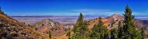 Deseret Csúcs Kilátás Túrázás Stansbury Hegység Által Oquirrh Mountain Range — Stock Fotó