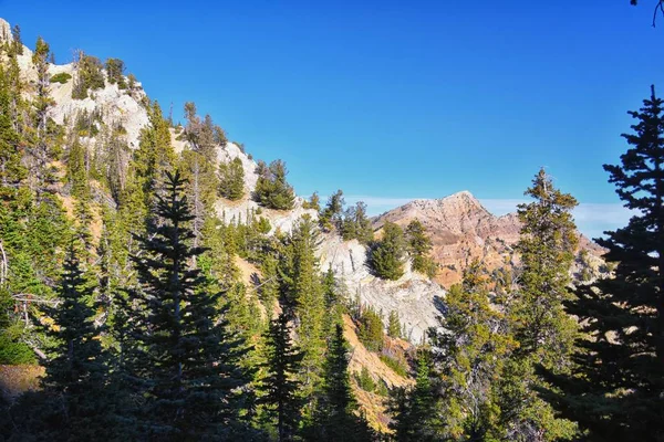 Deseret Peak Blick Auf Wandern Stansbury Mountains Von Oquirrh Mountain — Stockfoto