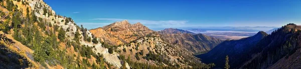 Deseret Peak Вид Гори Стенсбері Гору Оквірр Рокі Штат Юта — стокове фото