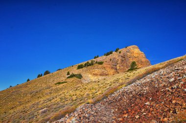 Utah, Oquirrh Dağları 'ndaki Deseret Peak Wilderness Stansbury Dağları. Birleşik Devletler. 