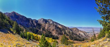 Utah, Oquirrh Dağları 'ndaki Deseret Peak Wilderness Stansbury Dağları. Birleşik Devletler. 