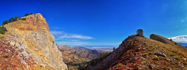 Deseret Peak Wilderness Stansbury Mountains Oquirrh Mountain Range Rocky Mountains — стоковое фото