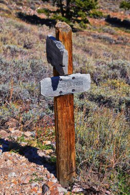 Yürüyüş Patikası, Deseret Tepesi Yolu Stansbury Dağları, Rocky Dağları, Utah. ABD.