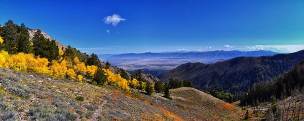 Deseret Peak Trekking Trail Stansbury Mountains Oquirrh Mountains Rocky Mountains — Foto Stock