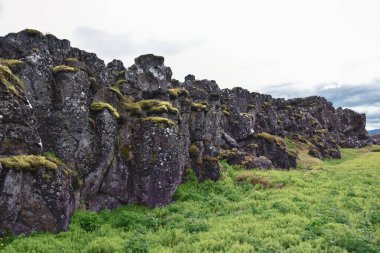 Thingvellir Ulusal Parkı ingvellir, tarihi yer, ilk parlamento ve ulusal park İzlanda 'da, Reykjavk Avrupa' nın doğusunda UNESCO