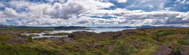 Thingvellir Ulusal Parkı ingvellir, tarihi yer, ilk parlamento ve ulusal park İzlanda 'da, Reykjavk Avrupa' nın doğusunda UNESCO
