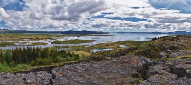 Thingvellir Ulusal Parkı ingvellir, tarihi yer, ilk parlamento ve ulusal park İzlanda 'da, Reykjavk Avrupa' nın doğusunda UNESCO