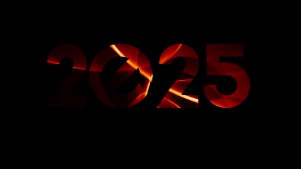 Animace Počest Nadcházejícího Nového Roku — Stock video