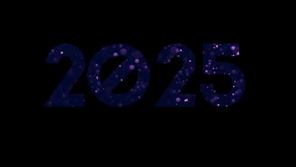 庆祝即将到来的新年的动画 — 图库视频影像