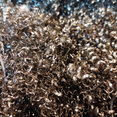 Metalik endüstriyel talaşlarla serin grafik arkaplan