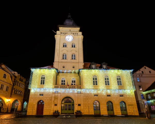 Zatec Czech Republic December 2022 Dechosted Town Hall Advent Time — 图库照片