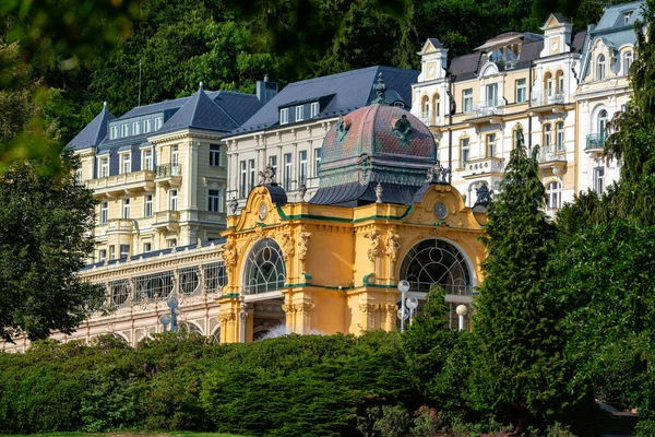 Colonnade Principale Dans Ville Thermale Marianske Lazne Marienbad République Tchèque — Photo