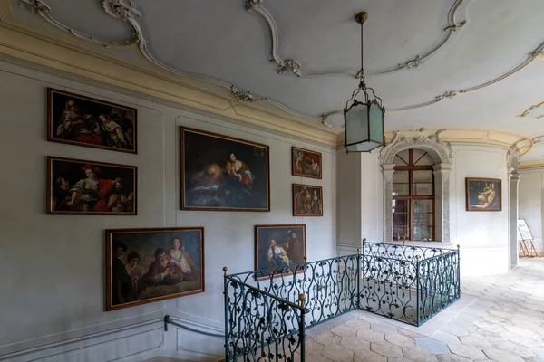 Steknik Chateau Een Van Belangrijkste Rococo Gebouwen Tsjechië — Stockfoto