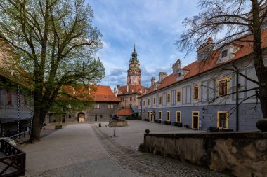 Güney Bohemya 'daki ünlü Çek UNESCO kenti - Cesky Krumlov (Krummau) - Çek Cumhuriyeti, Avrupa