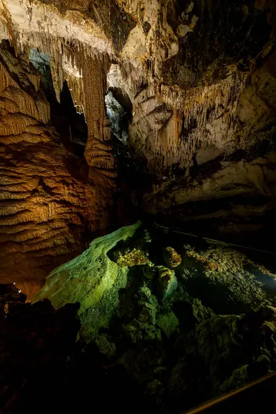 stock image Karst Cave of Liberty (Slovak: Demanovska jaskyna slobody) is a karst cave in the Low Tatras in the valley - it is the most visited tourist cave in Slovakia.