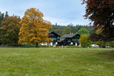 Kladska doğal alanını küçük batı bohem spa kasabası Marianske Lazne (Marienbad) - Çek Cumhuriyeti