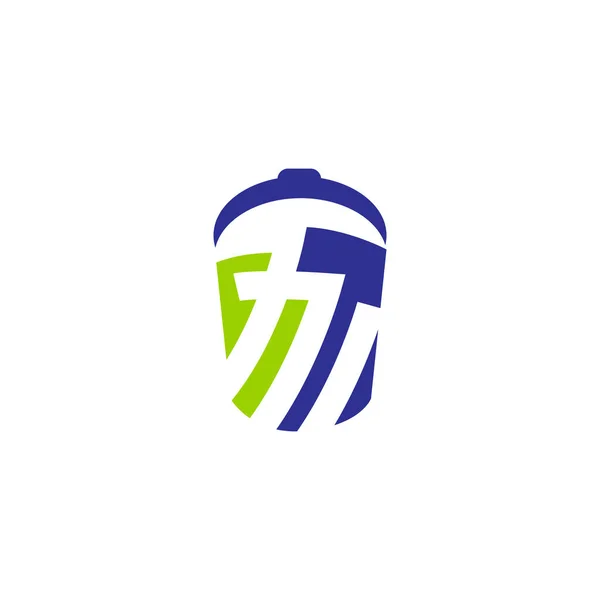 Nummer 771 Logo Ikon Design Vektor Bild Siffror Logotyp Färgad — Stock vektor