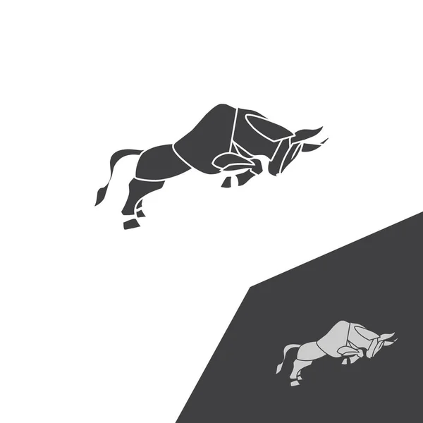 Bull Taurus Buffalo Logo Διάνυσμα Σχεδιασμού Template Eps — Διανυσματικό Αρχείο
