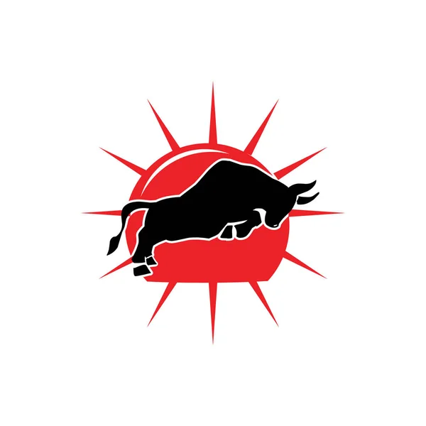 Modèle Vectoriel Bull Taurus Buffalo Logo Eps — Image vectorielle
