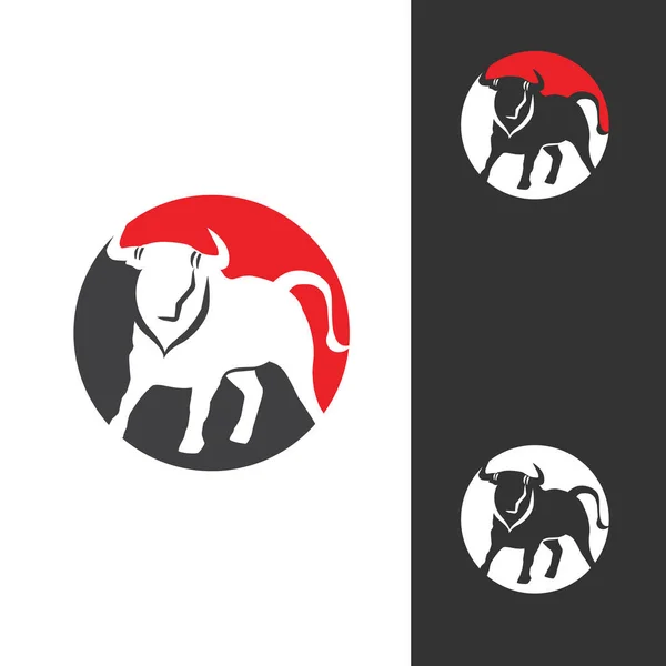 Bull Taurus Buffalo Logo Διάνυσμα Σχεδιασμού Template Eps — Διανυσματικό Αρχείο