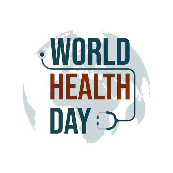 Векторное Изображение Всемирного Дня Здоровья Векторная Иллюстрация Медицины Здравоохранения Бесплатный — стоковый вектор