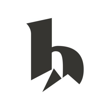 Basit bir ilk harf B ve dağ açık hava logo grafik konsept vektörü ico için birleşmiş.