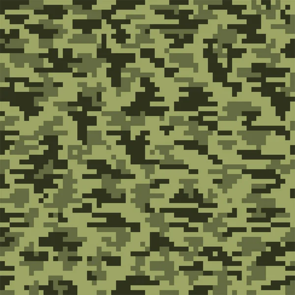 Patrón Camuflaje Militar Verde Pixelado Abstracto Para Fondo Sin Costuras —  Fotos de Stock