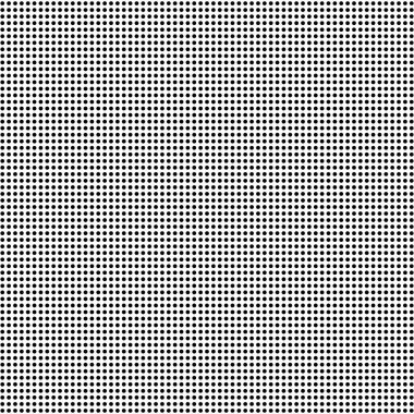 Beyaz arka planda siyah noktaların kusursuz tek yönlü vektör deseni. Noktalı grafik kâğıdı. Üniforma desenli. Pop sanat tarzı posterler, kartvizitler, kapak, etiket modeli, çıkartma, not kağıdı okulu. 