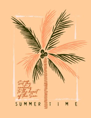 Hindistancevizi ağacının stilize edilmiş sanatı..