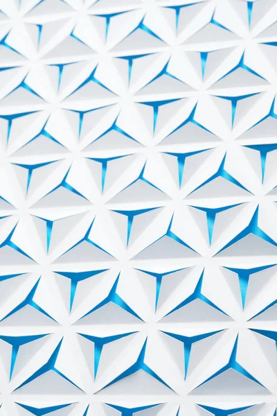 White Blue Abstract Paper Background Triangles — Stock Photo, Image
