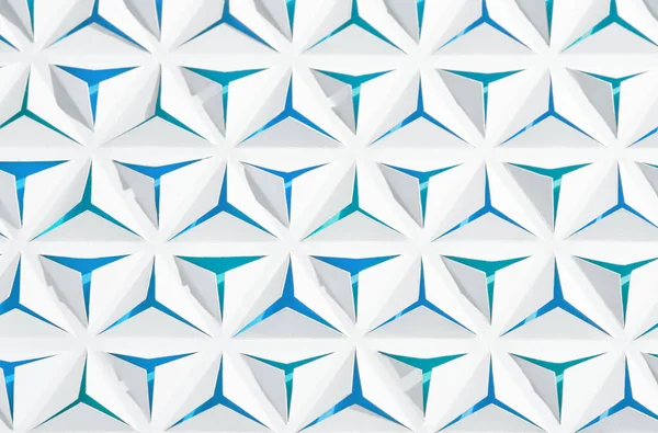 Geometric Abstract Background Paper Triangular Cuts — Stock Photo, Image