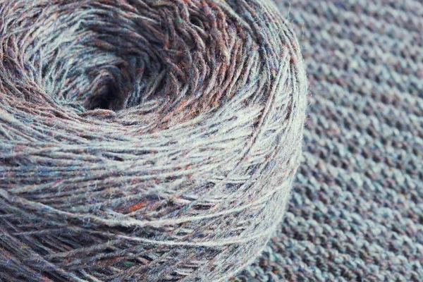Skein Wool Yarn Hobby Knitting Needlework —  Fotos de Stock