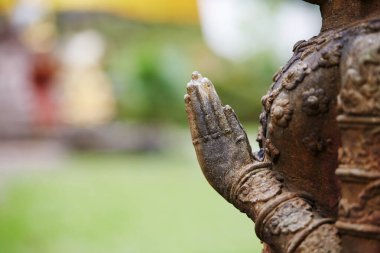 Parktaki Thai heykeli