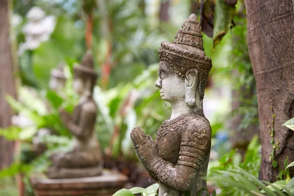 Close Van Het Boeddhabeeld Thailand — Stockfoto