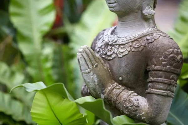 Fecho Estátua Buddha Tailândia — Fotografia de Stock