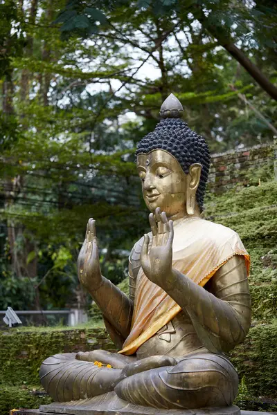 Närbild Buddha Staty Thailand — Stockfoto