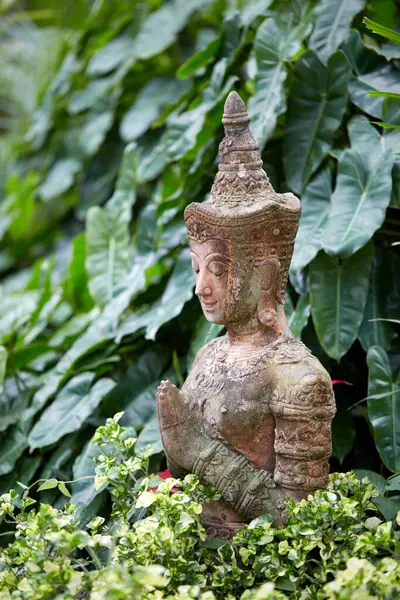 Κοντινό Πλάνο Του Αγάλματος Buddha Ταϊλάνδη — Φωτογραφία Αρχείου