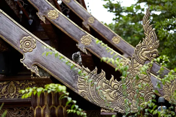 Arte Estilo Tailandês Tradicional Templo — Fotografia de Stock