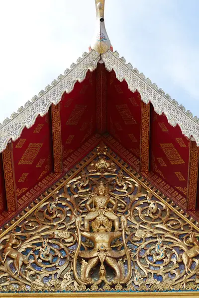 Telhado Templo Tailândia — Fotografia de Stock