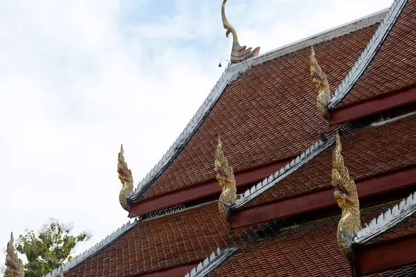Tayland Tapınak Çatısı — Stok fotoğraf