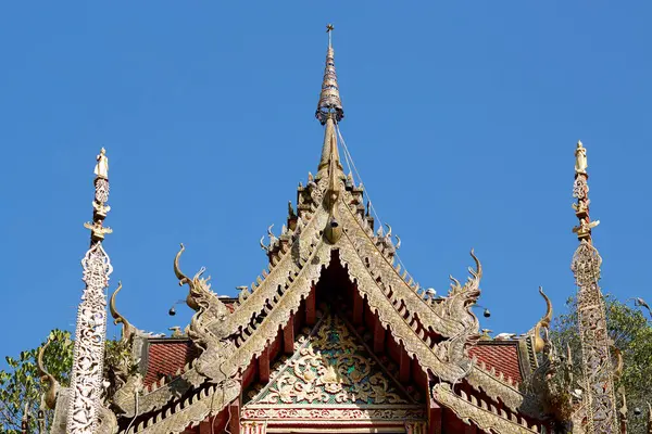 Тайский Стиль Архитектуры Храма — стоковое фото