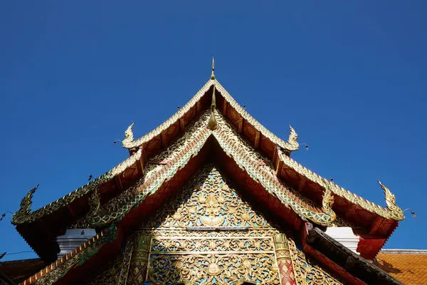 Wat Phra Doi Suthep Temple Buddhist Temple Chiang Mai Ththailand — стоковое фото