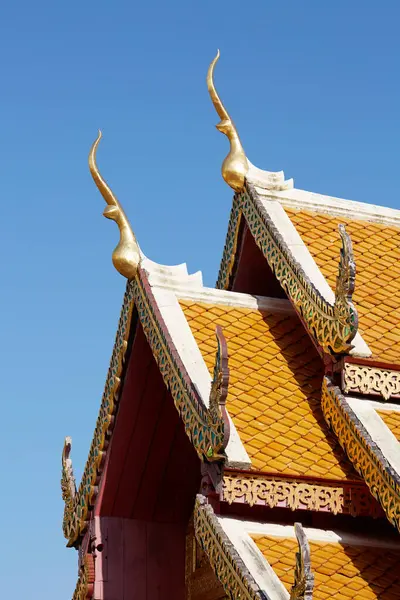 Тайская Традиционная Архитектура Храме Таиланда — стоковое фото