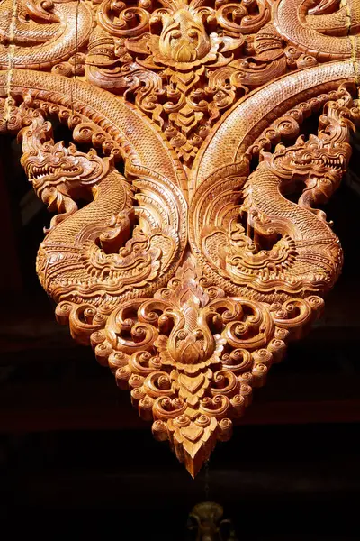 Thai Μοτίβο Στυλ Thai Ναός Τέχνη Ταϊλάνδη — Φωτογραφία Αρχείου