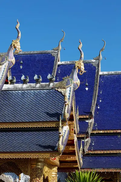 Λεπτομέρεια Οροφή Ταϊλάνδης Ναός — Φωτογραφία Αρχείου