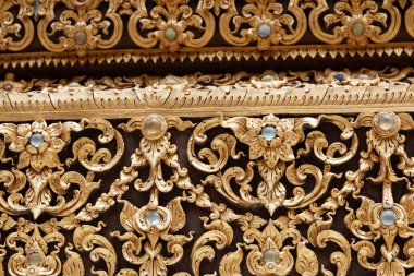 Altın Tayland Tapınağı Duvarı